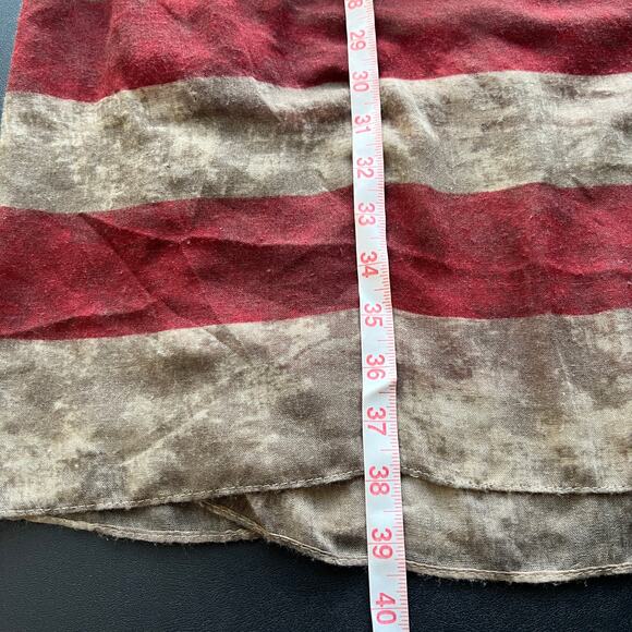 Americana Patriotic Distressed Flag Wrap OSFM - Picture 9 of 9
